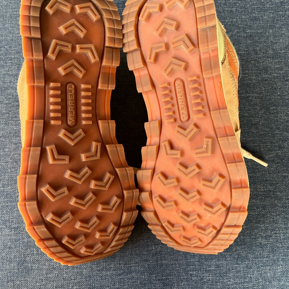 Merrell Orange and Tan Hiking Shoes